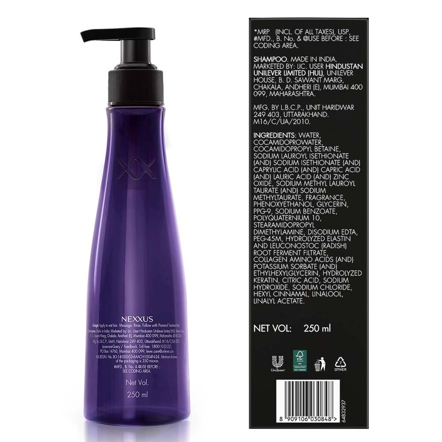 NEXXUS Promend Volume Bond Repair Sulfate-Free Shampoo for Thin & Flat Hair