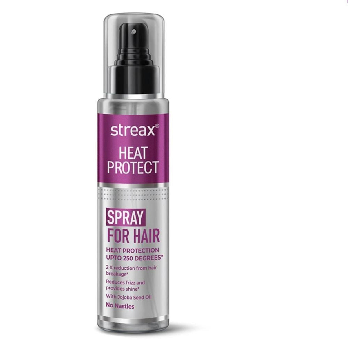 Streax Heat Protect Spray For Hair Styling For Men & Women, For Dry & Frizzy Hair