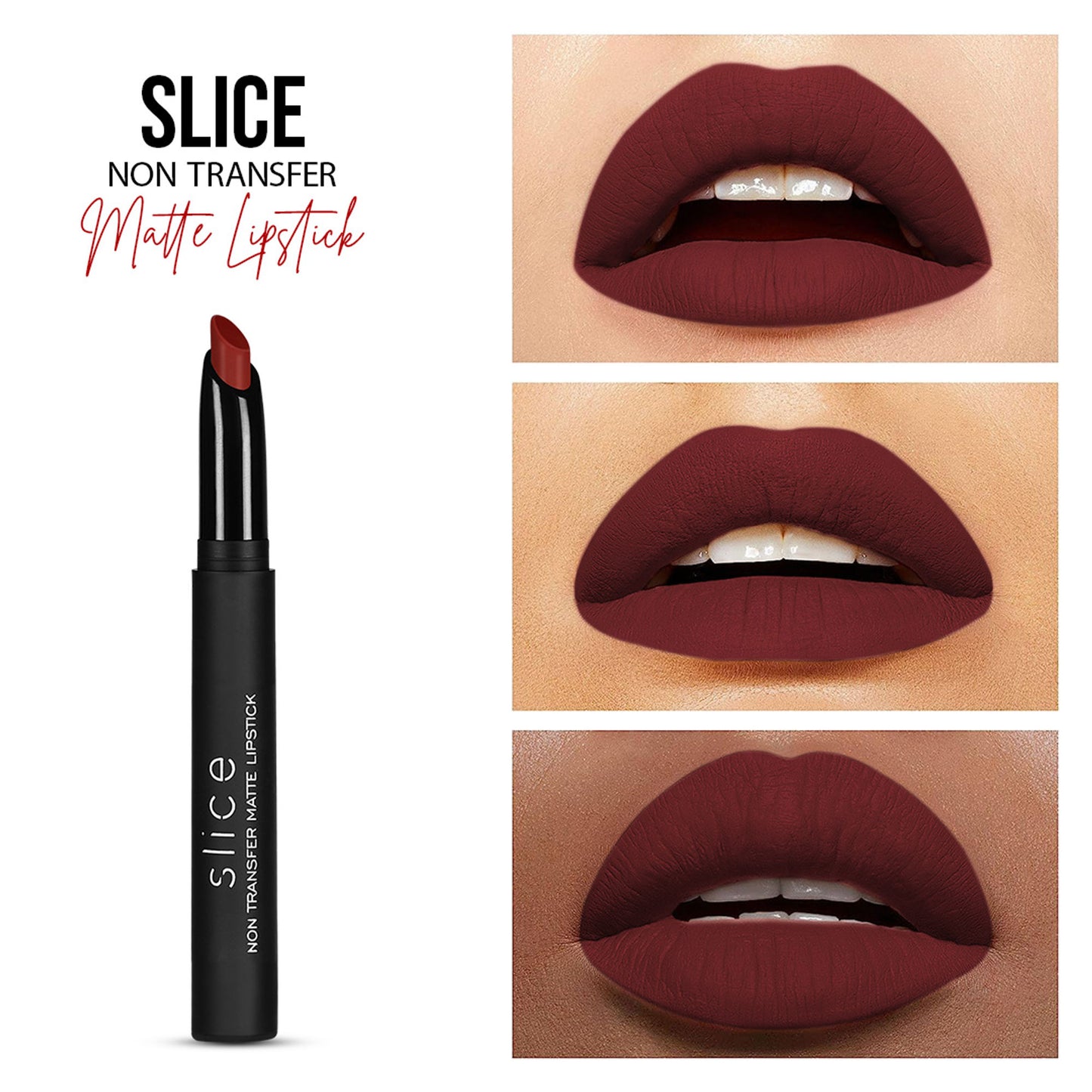 C2P Pro Slice Non Transfer Matte Lipstick - Revolutionary 122