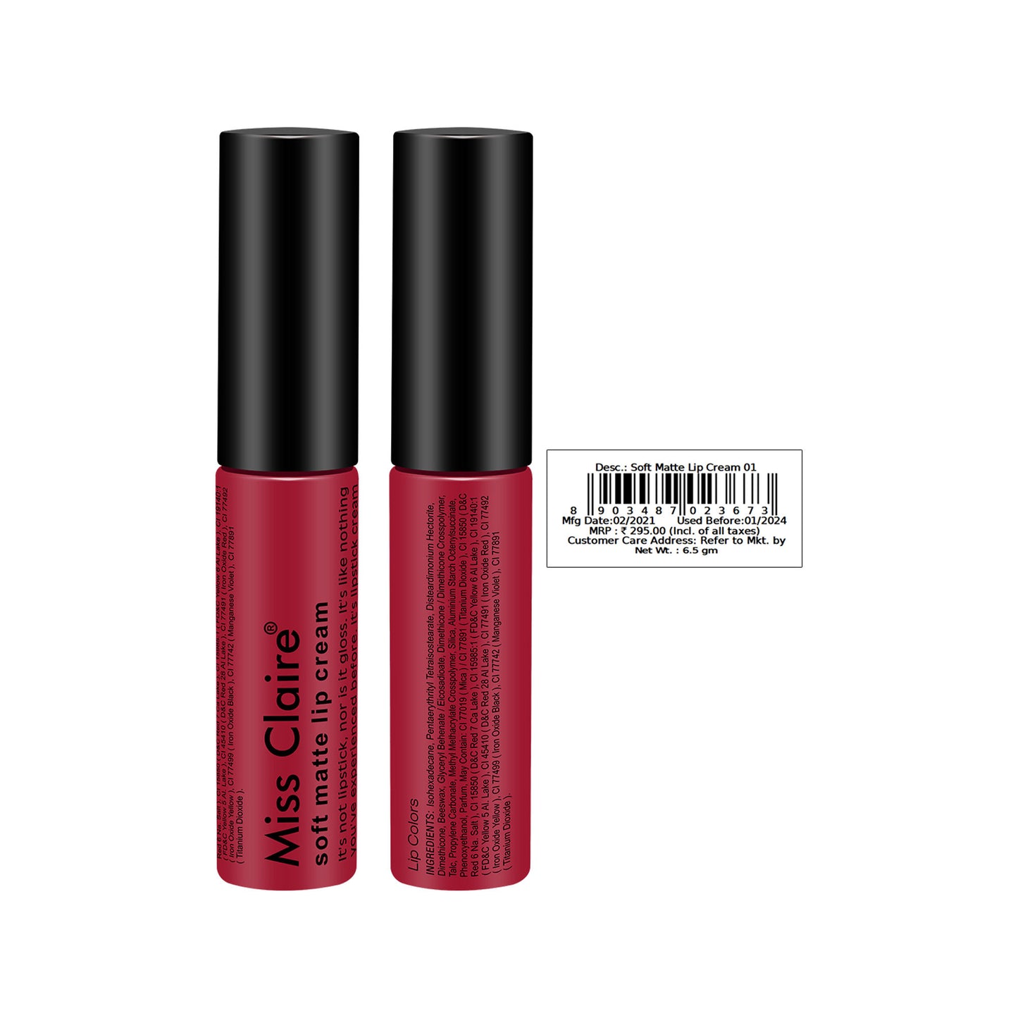 Miss Claire Soft Matte Lip Cream - 1