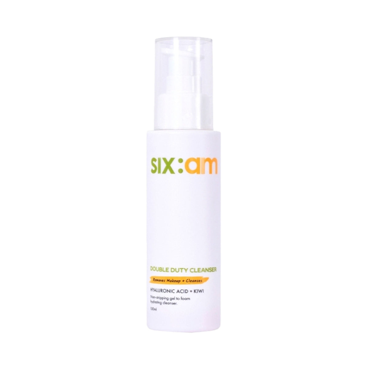 SIXAM 2-in-1 Korean Double Duty Cleanser- facewash & makeup remover with Ceramides, Hyaluronic Acid