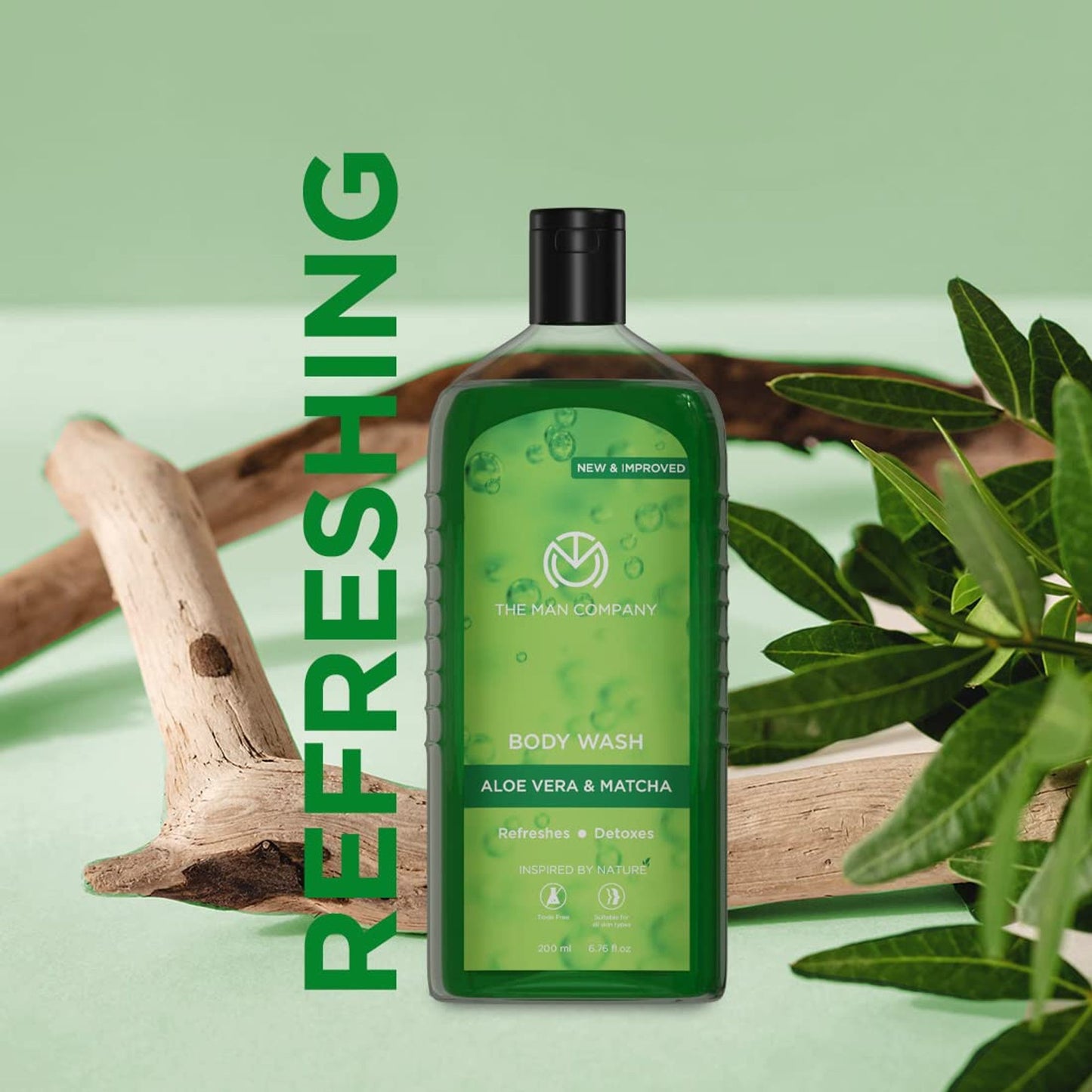 The Man Company Aloe Vera & Matcha Body Wash