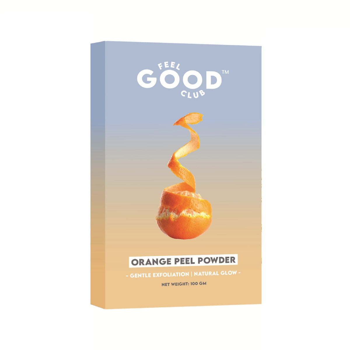 Feel Good Club Orange Peel Powder -Pure & Natural Detan Face Mask/ Pack For Skin Care Glow