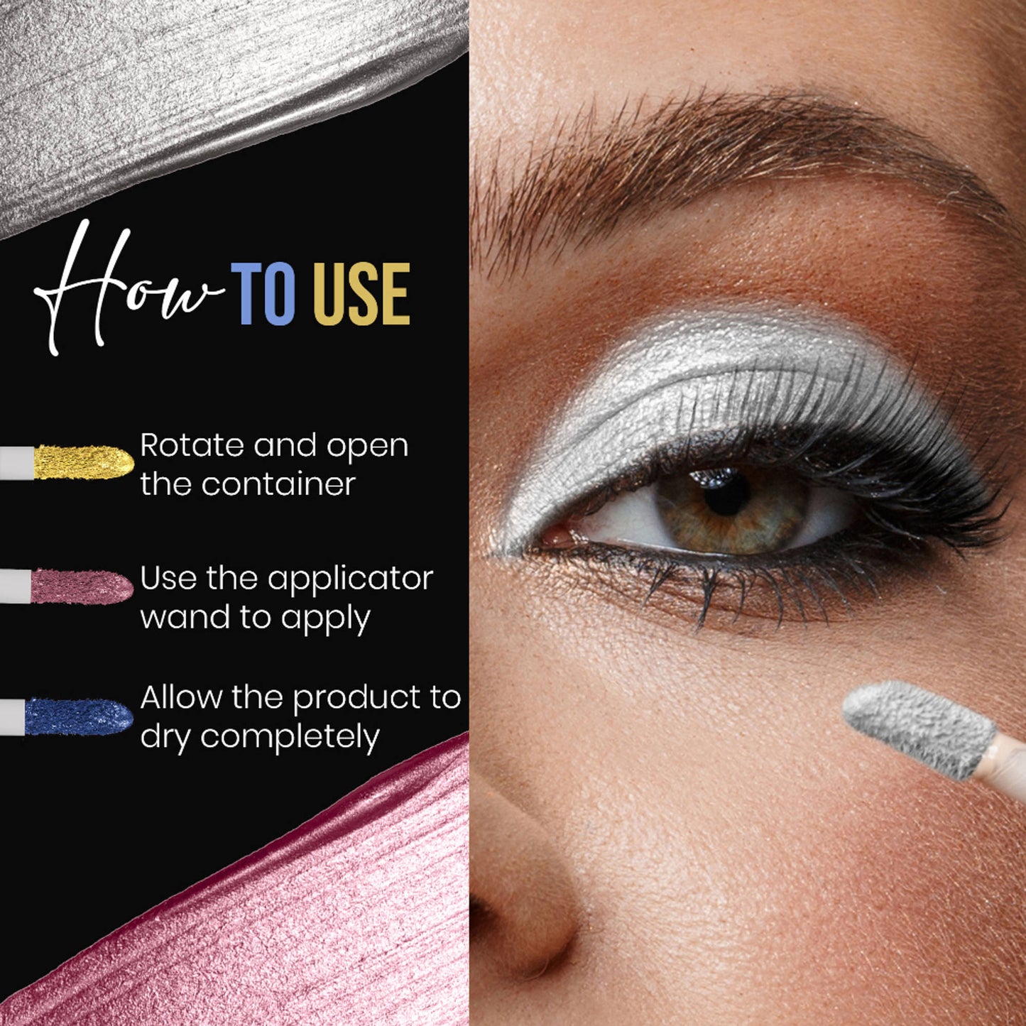 Colors Queen Liquid Eyeshadow - Grey 02
