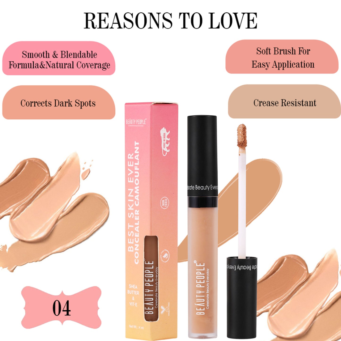 Beauty People Best Skin Ever Concealer - 04 Hazelnut Cocoa