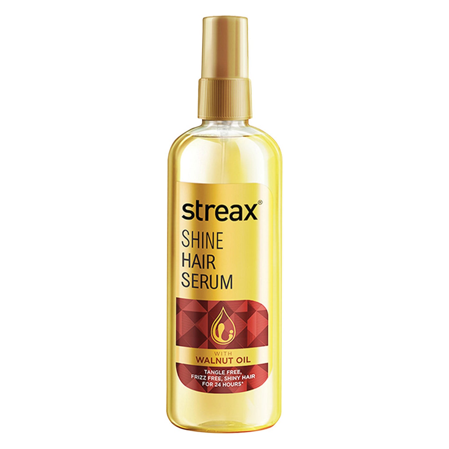 Streax Hair Serum Vitalized with Walnut Oil, For Hair Smoothening & Shine, For Dry & Frizzy Hair