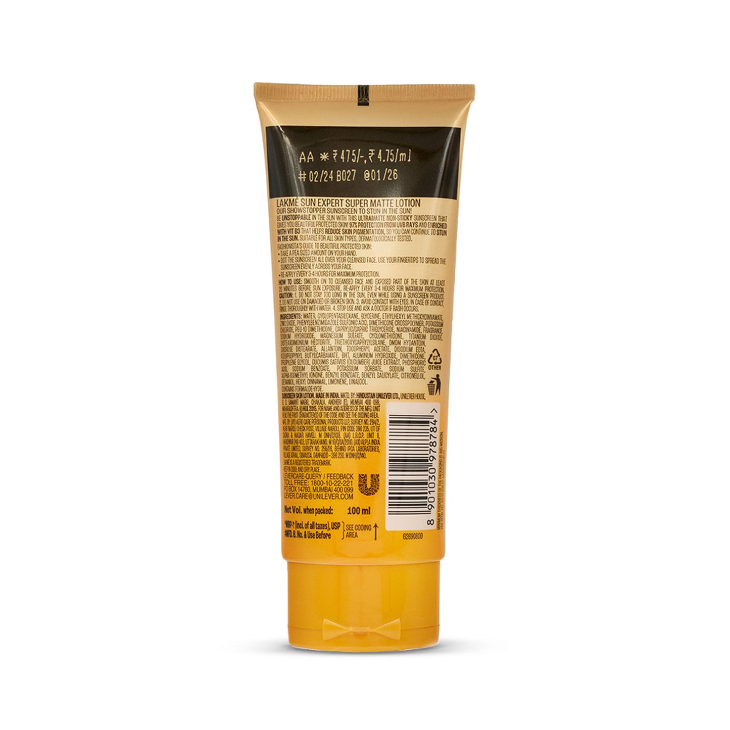 Lakme Sun Expert SPF 30 PA++ Ultra Matte Lotion Sunscreen