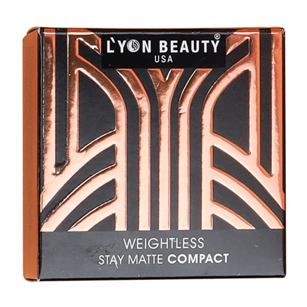 Lyon Beauty Weightless Stay Matte Compact in Very Natural 02, featuring a smooth, matte finish and natural skin tone.