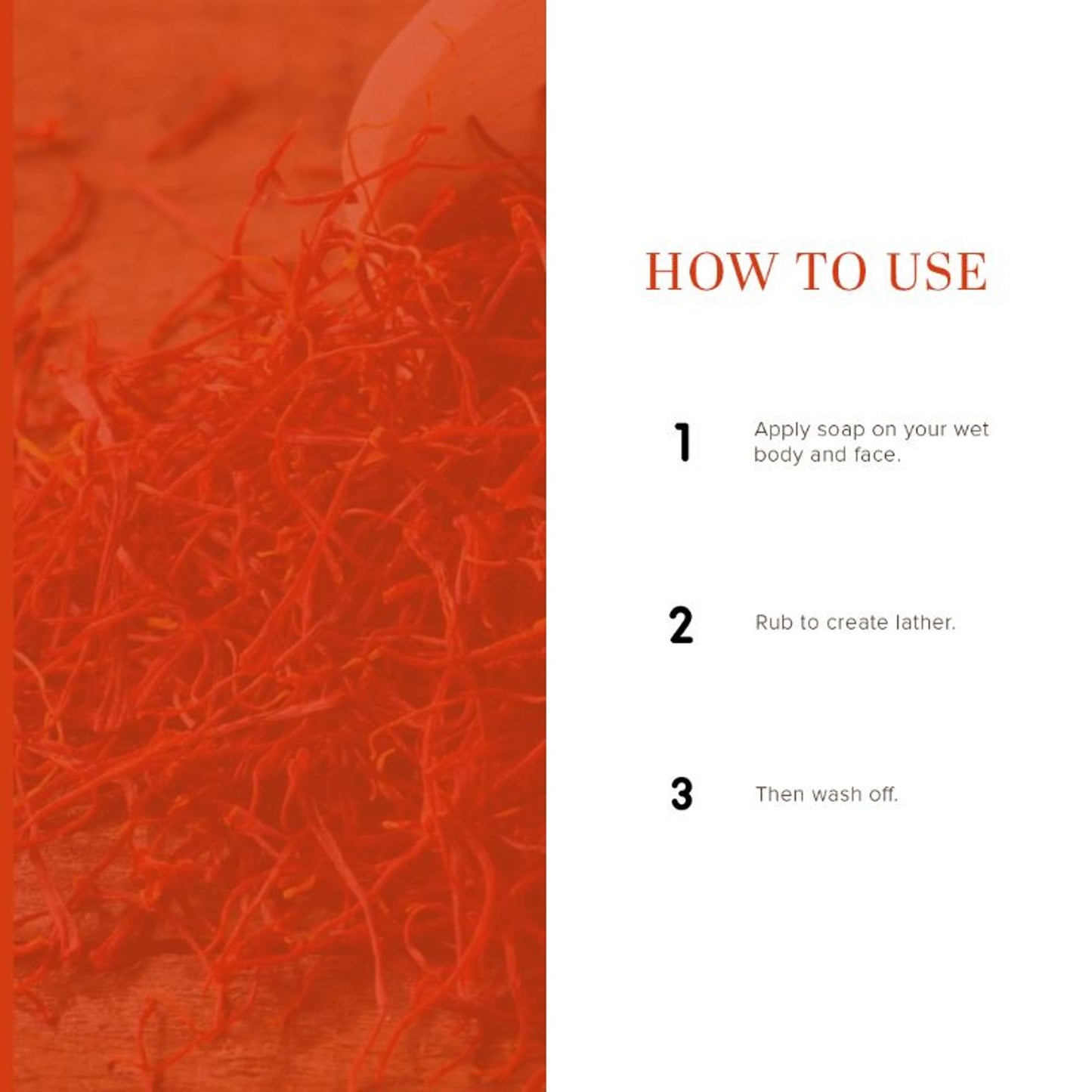 Khadi Natural Saffron Handmade Soap Reduce Blemishes & Dark Spots