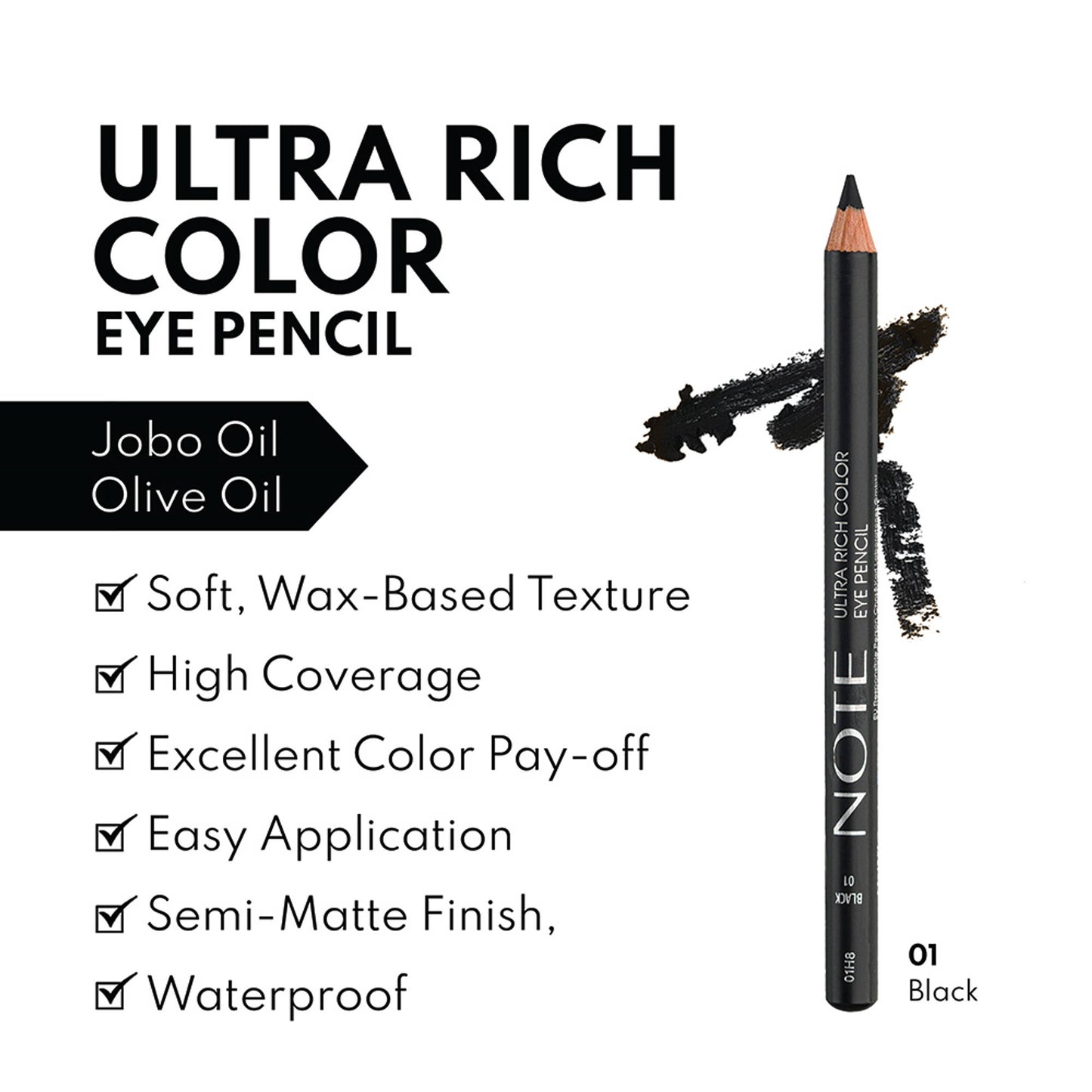 Note Cosmetique Ultra Rich Color Eye Pencil - 1