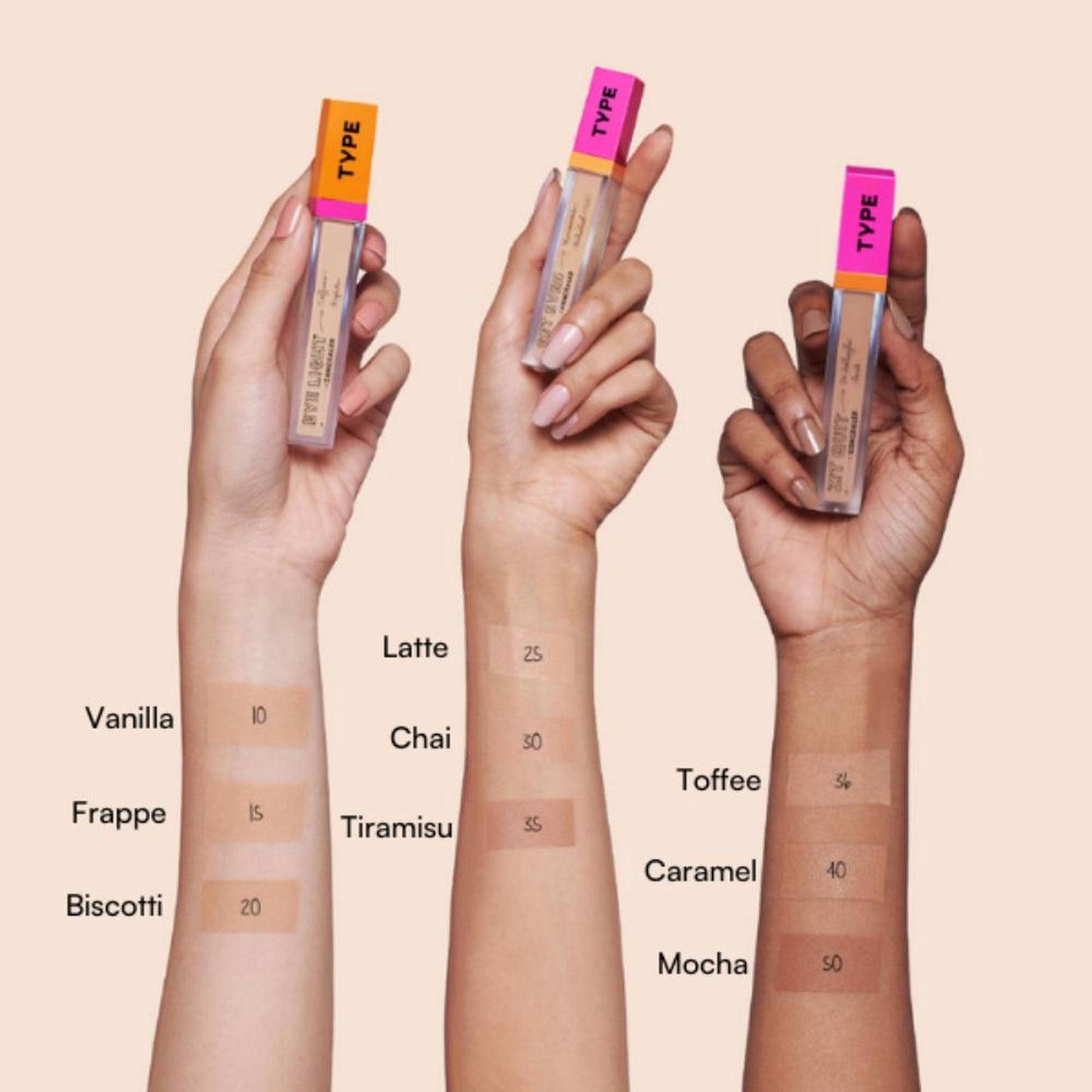 TYPE Beauty Get Even Serum Concealer - 35 Tiramisu