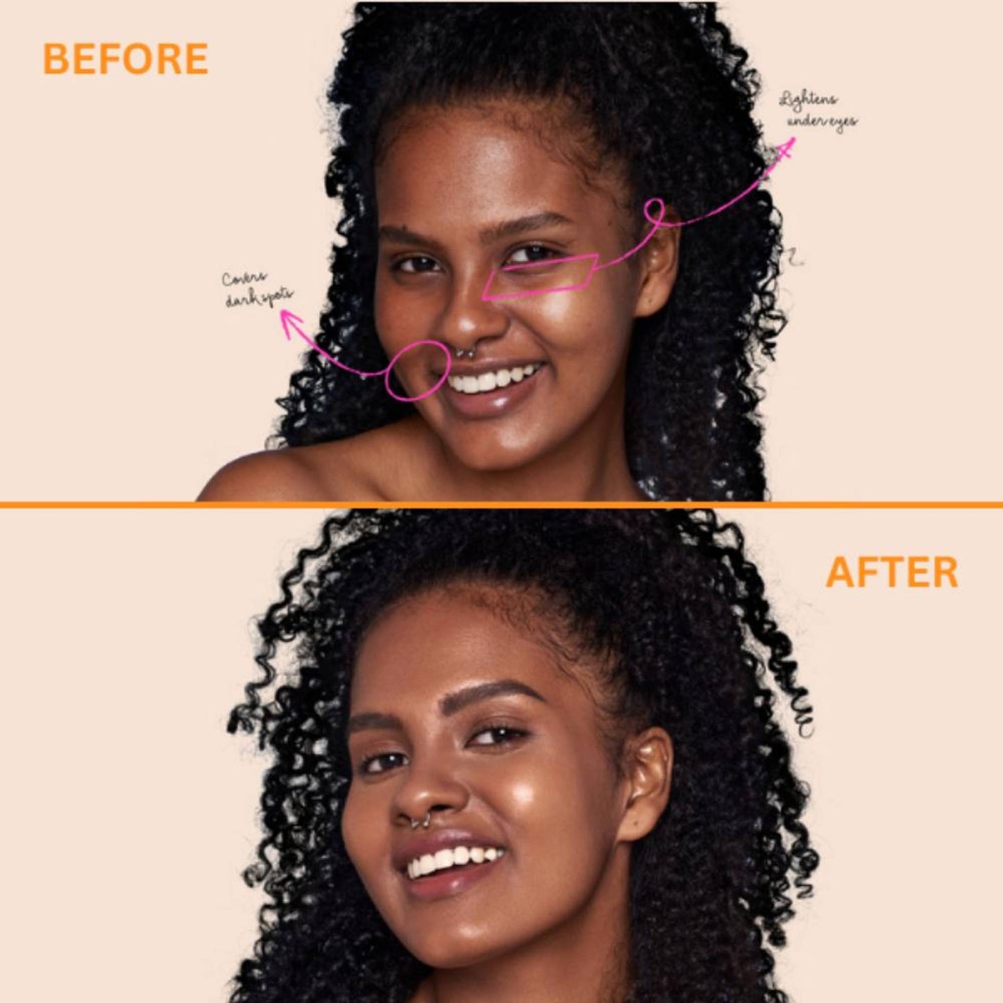 TYPE Beauty Get Even Serum Concealer - 45 Pecan
