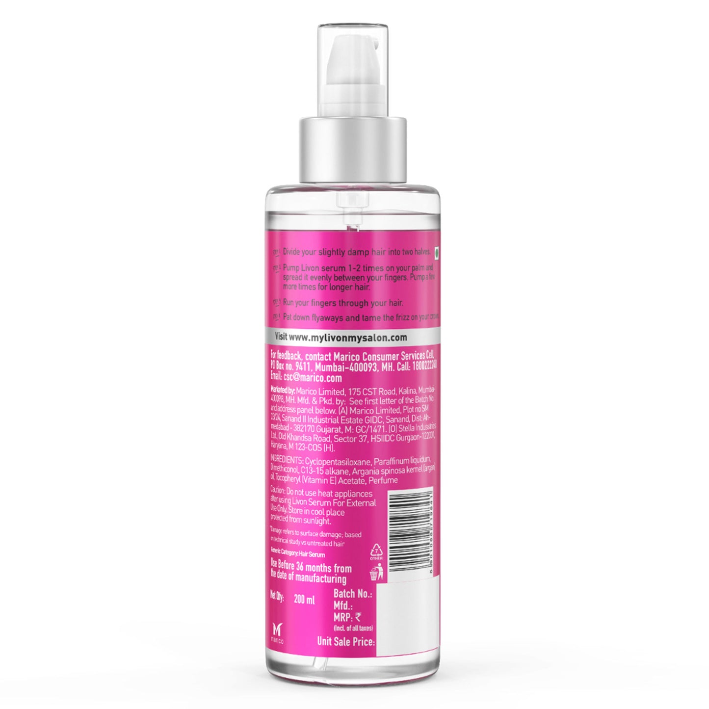 Livon Women Hair Serum For All Hair Types