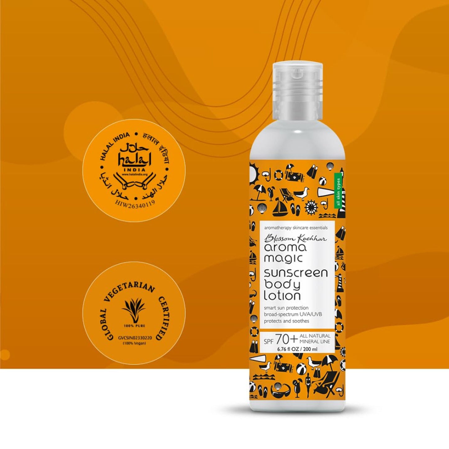 Aroma Magic Sunscreen SPF 70+ Face And Body Lotion
