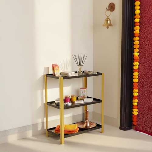 Spillbox 3 Tier Spice Rack for Kitchen Space Saving Countertop Storage Racks Cosmetics Organizer Kitchen Shelf Bathroom Organizer Stand Multipurpose Tiered Shelves