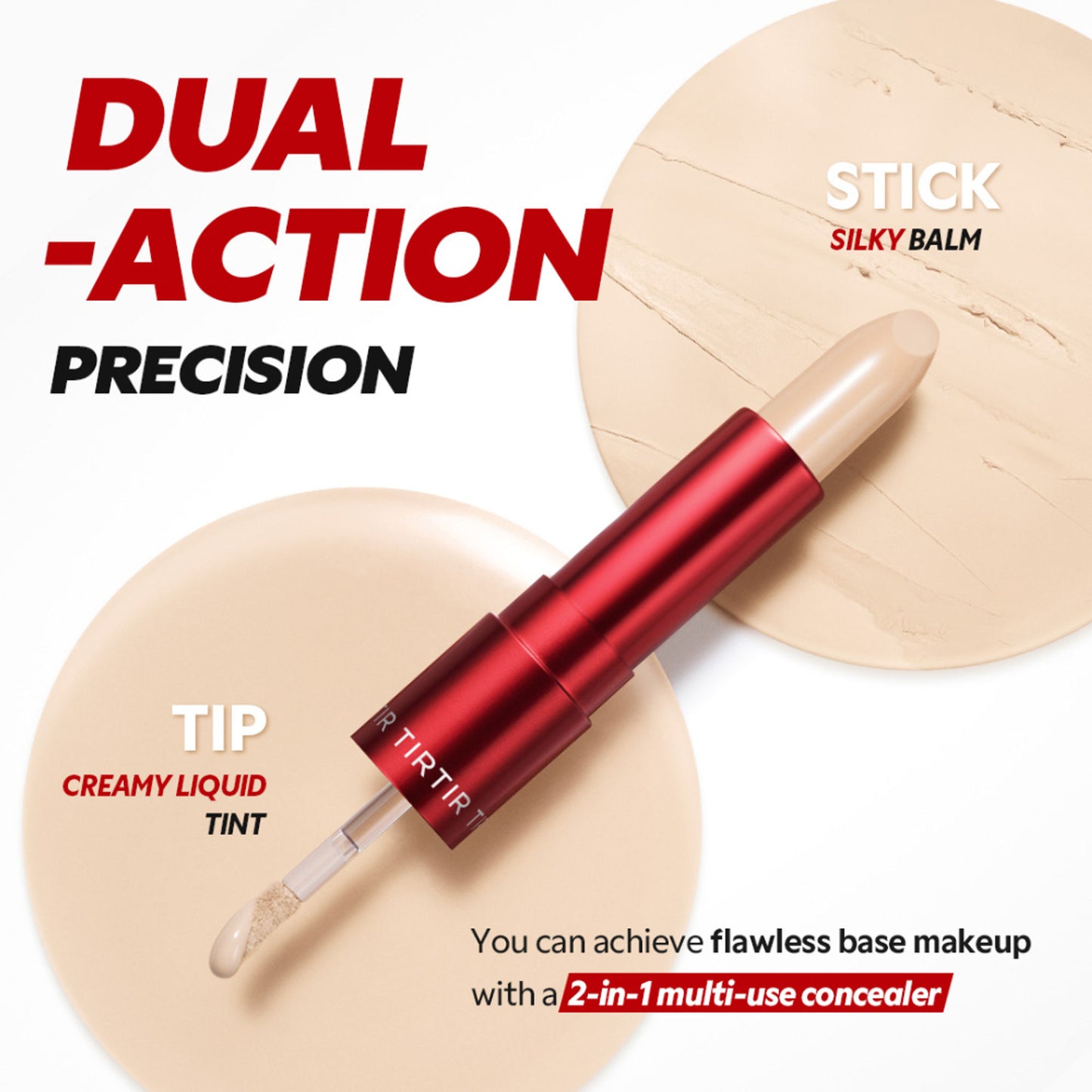 TIRTIR Glide & Hide Blurring Concealer - 1 N