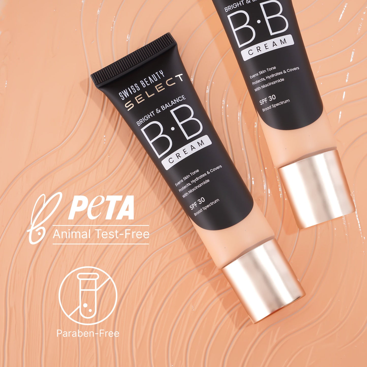 Swiss Beauty Select Bright & Balance BB Cream with Niacinamide - 1 Milk Shake
