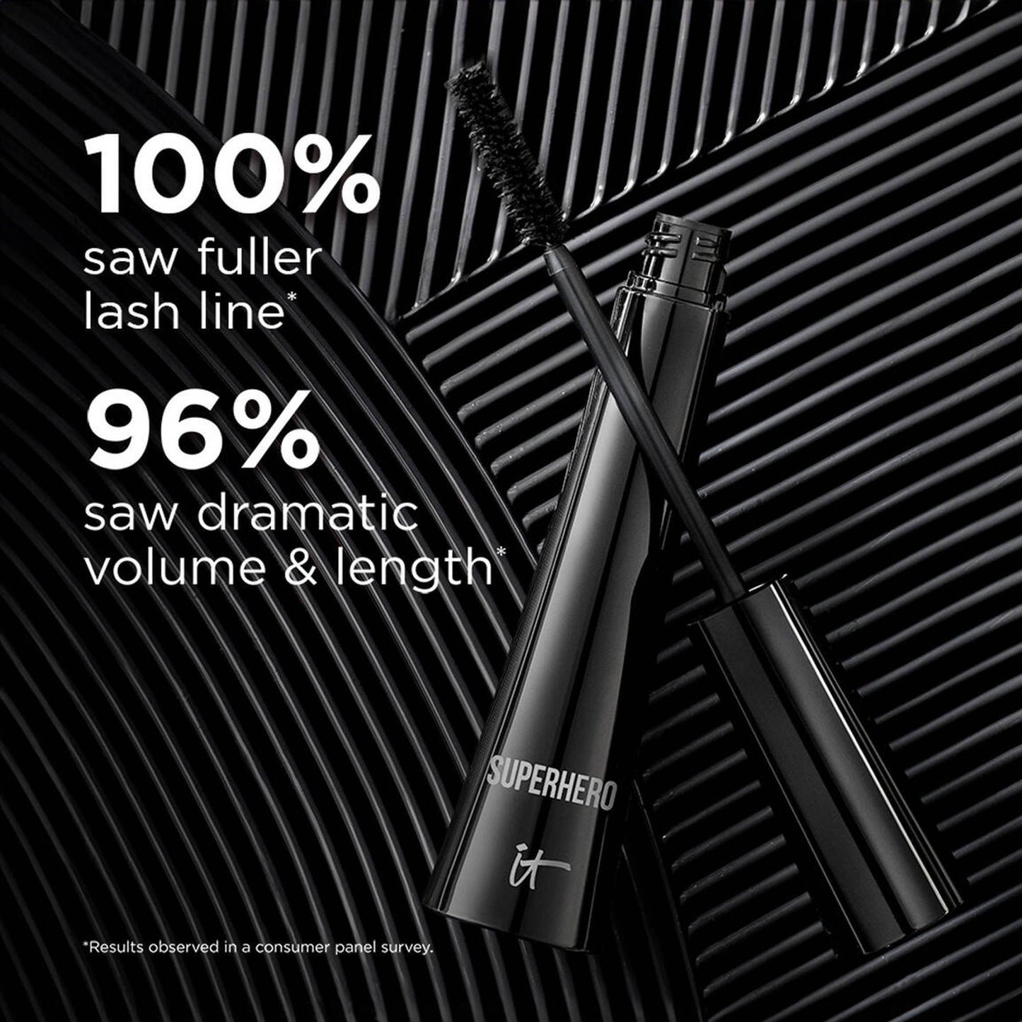IT COSMETICS Superhero Elastic Stretch Volumizing And Lengthening Mascara