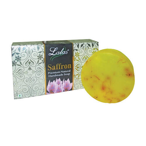 Lalas Saffron Handmade Bath Soap - Indyancart