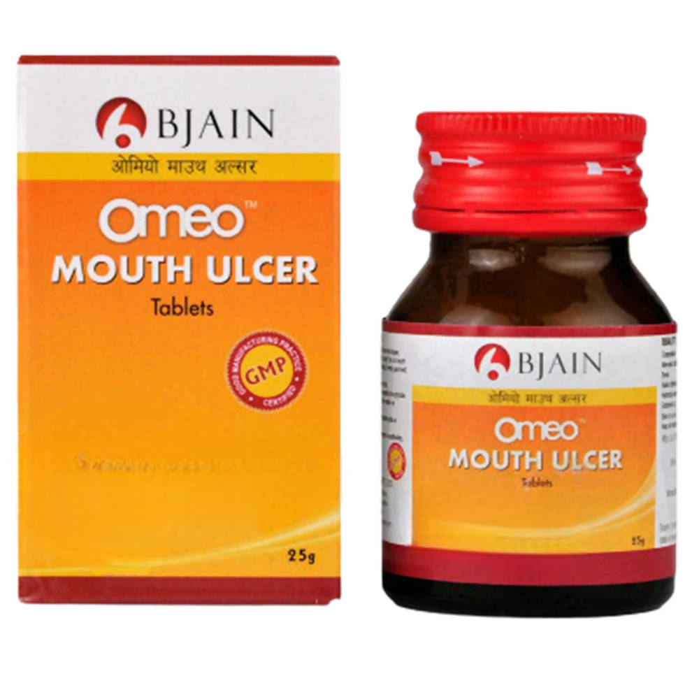 Bjain Homeopathy Omeo Mouth Ulcer Tablets