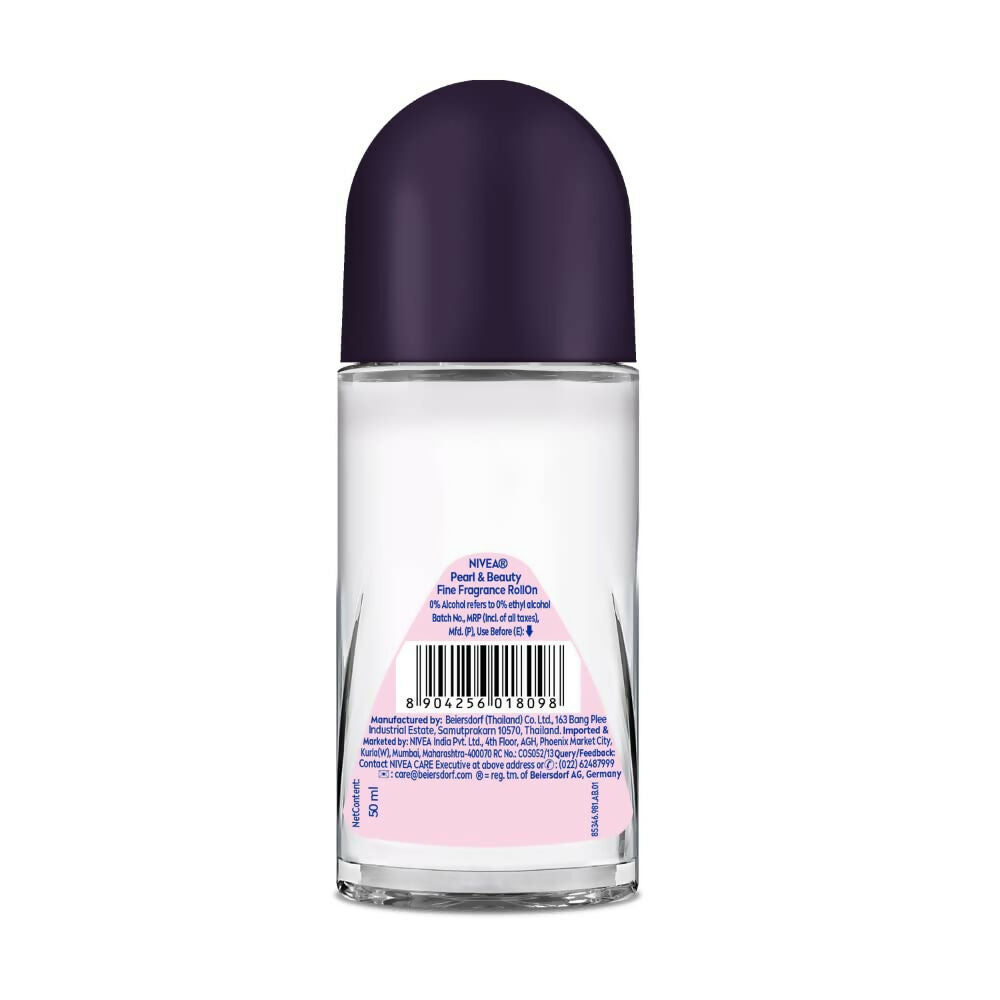 Nivea Deodorant Roll On Pearl & Beauty Fine Fragrance For Women