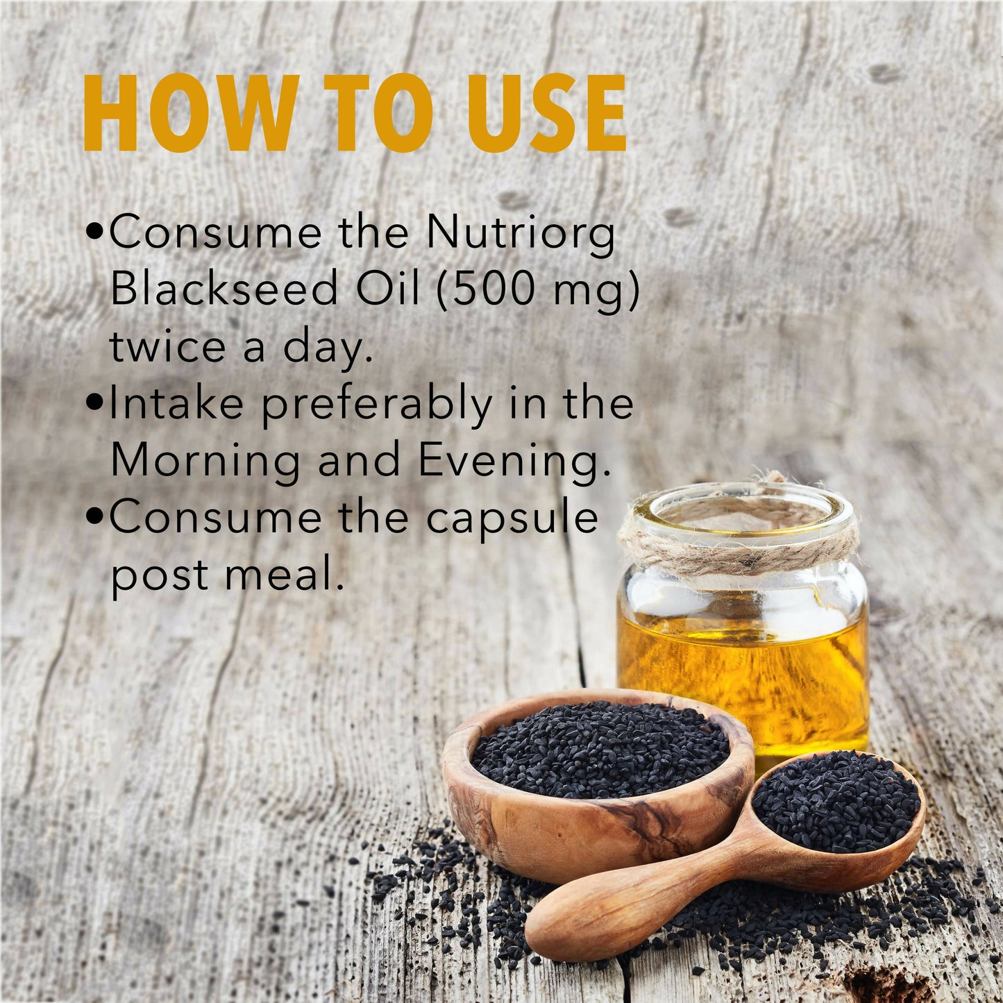 Nutriorg Blackseed Oil Soft Gel Capsules - Limited Time Offer