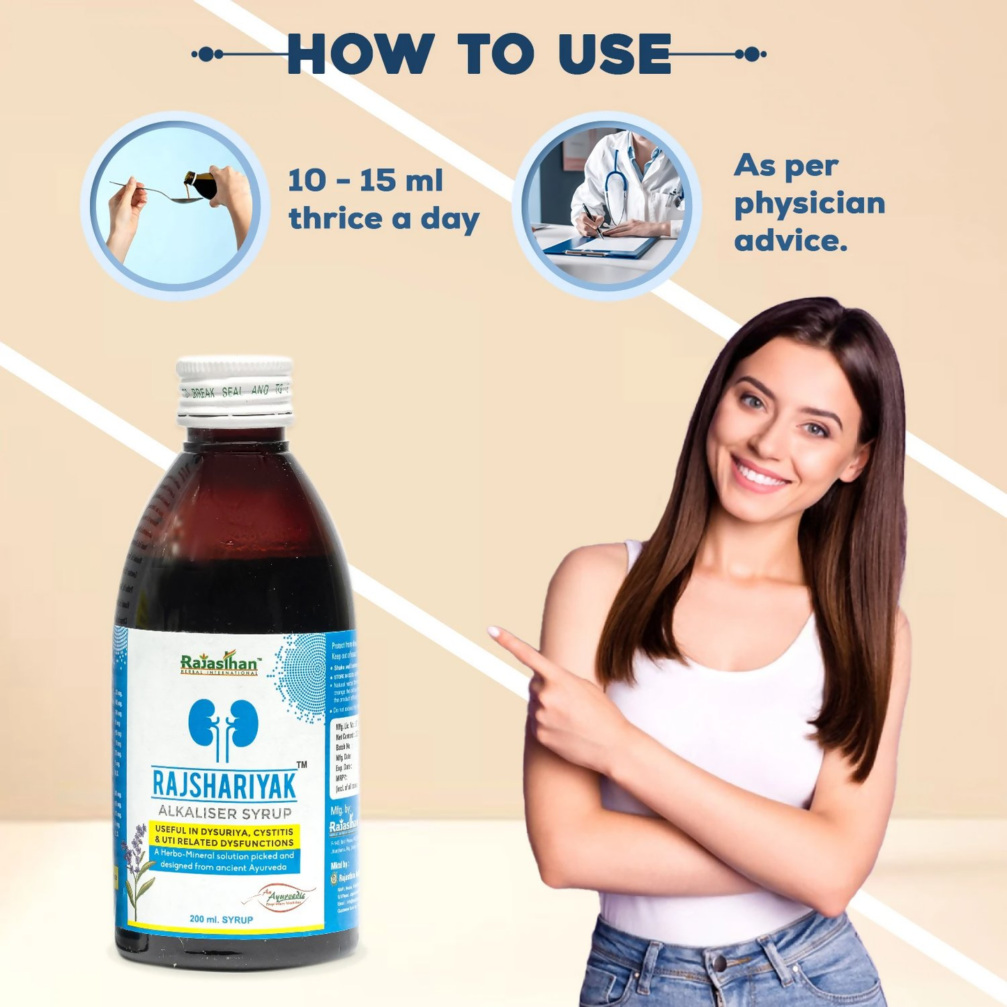 Rajasthan Herbals Rajshariyak Alkaliser Syrup