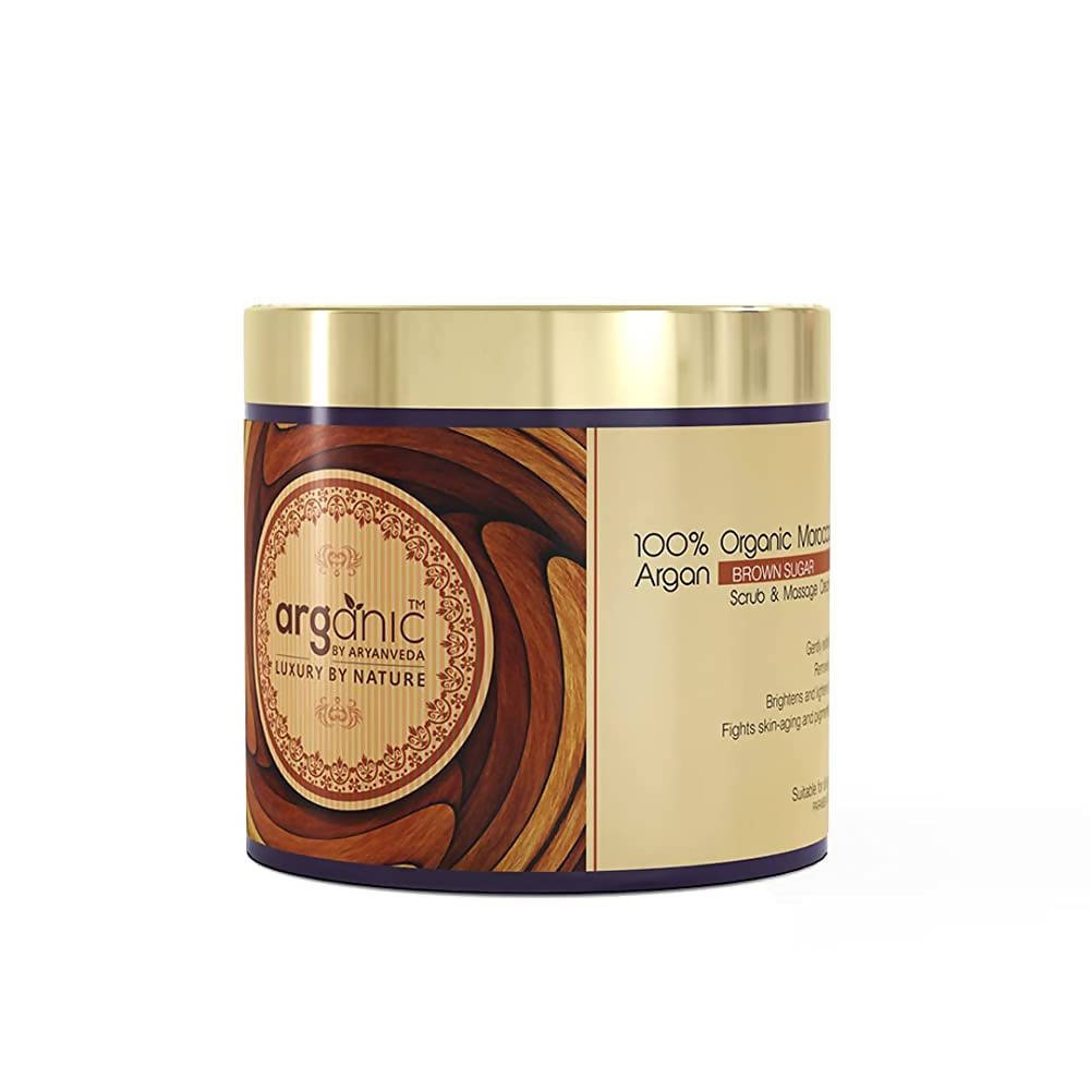 Aaryanveda Arganic Exfoliating Face Scrub - Indyancart