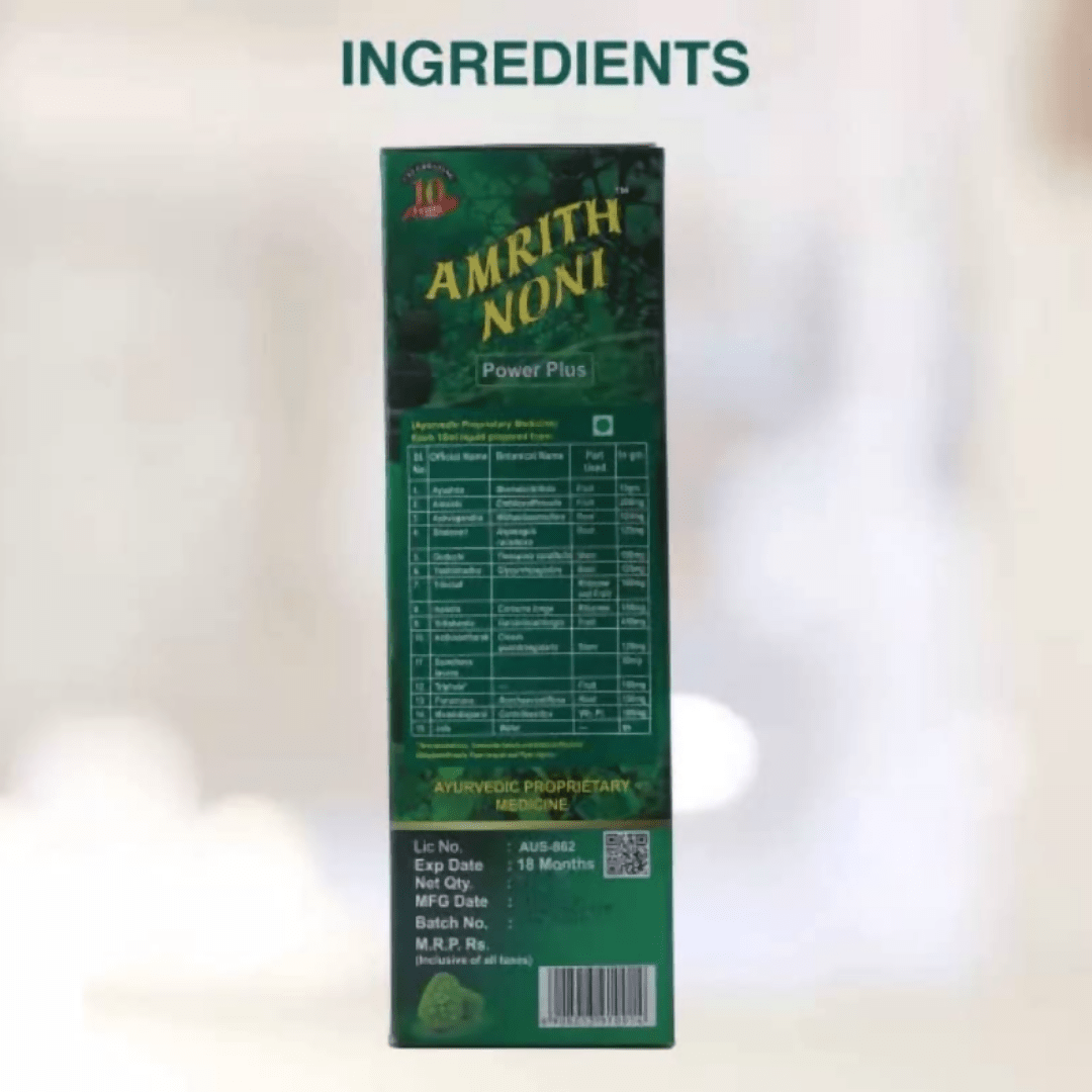 Amrith Noni Power Plus Syrup - Indyancart