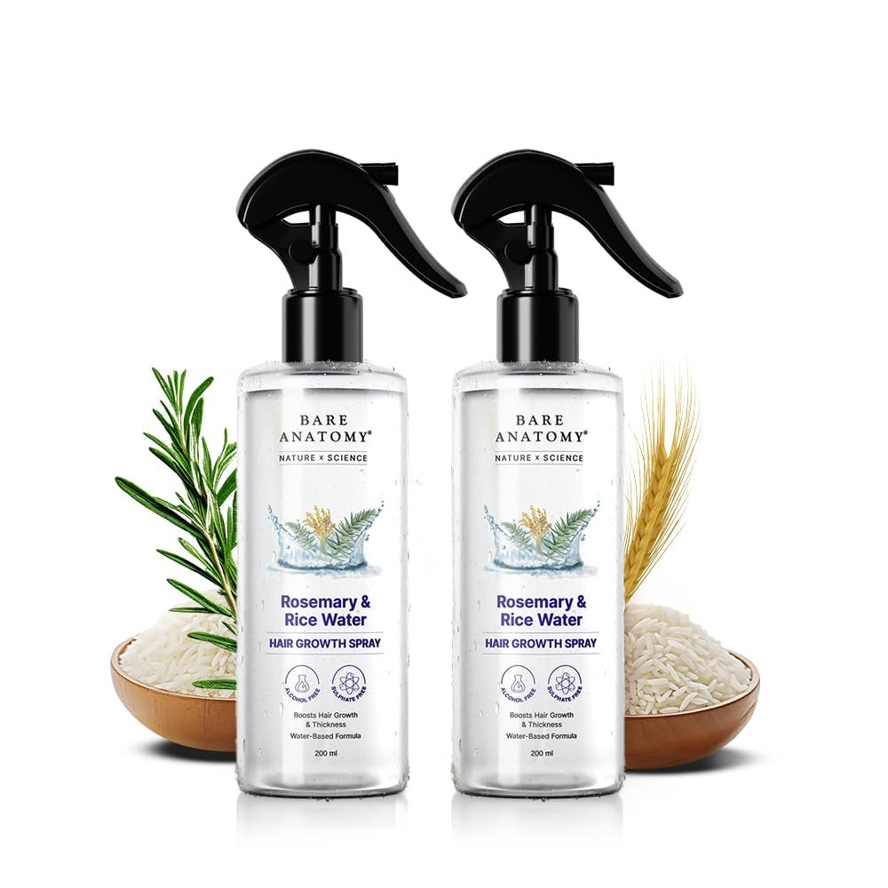 Bare Anatomy Rosemary & Rice Water Hair Growth Spray
