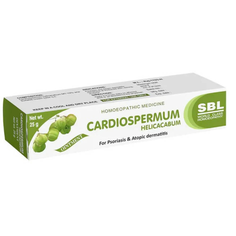 SBL Homeopathy Cardiospermum Helicacabum Ointment - Indyancart