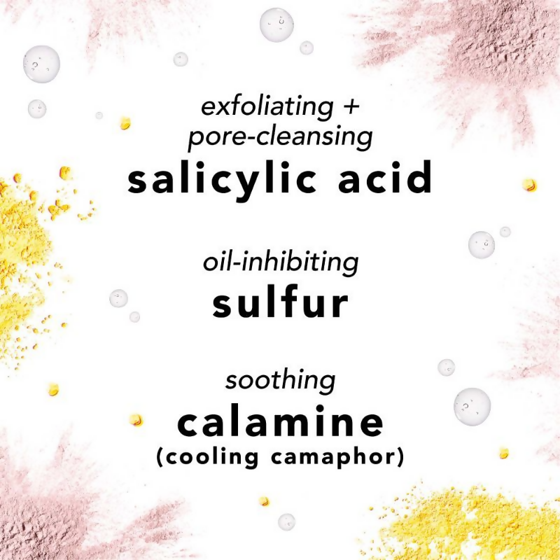 Mario Badescu Acne Spot Corrector drying lotion with salicylic acid in a small glass bottle, designed for treating blemishes.