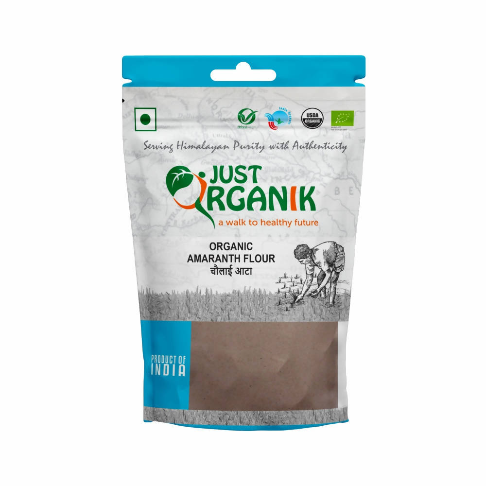 Just Organik Amaranth Flour (Chaulai Aata) - Indyancart