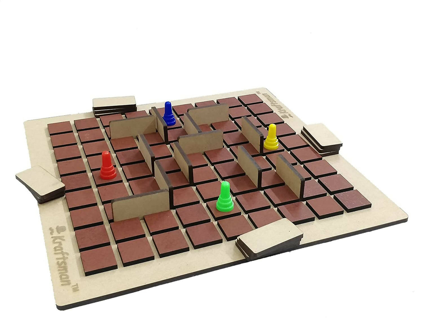 Kraftsman Wooden Corridor Board Game | 2-4 Players Board Game for All Age Groups - Indyancart