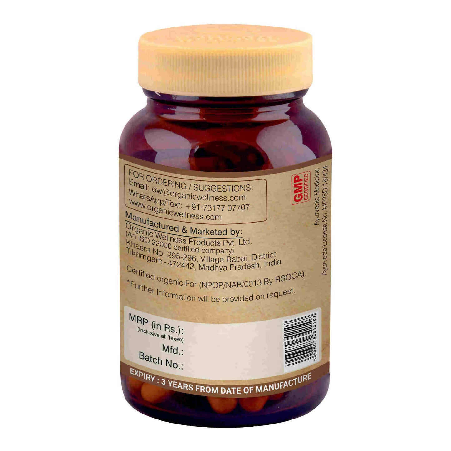 Organic Wellness Punarnava Capsules - Indyancart