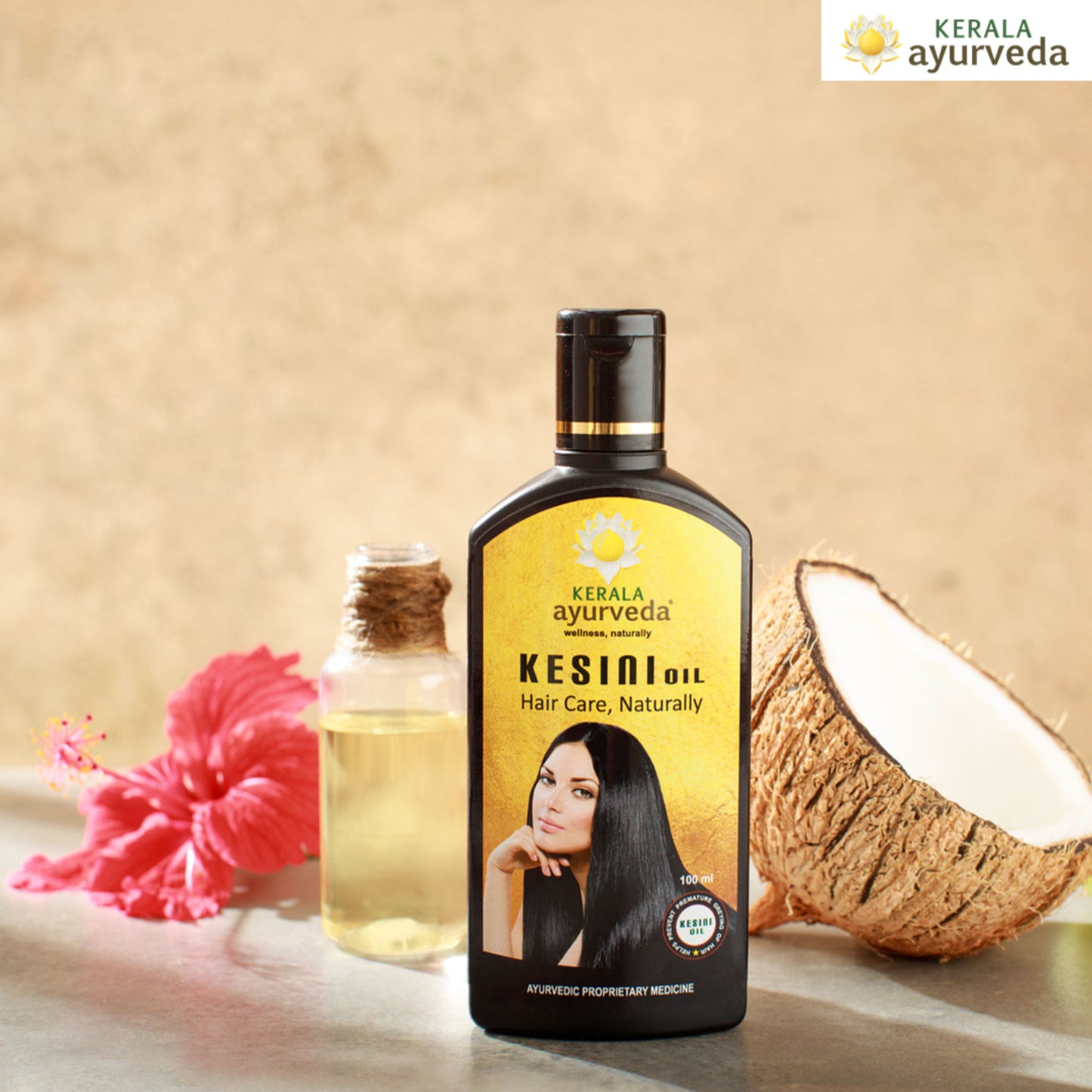 Kerala Ayurveda Kesini Oil Daily Hair Oil for Strong Hair With Japakusuma