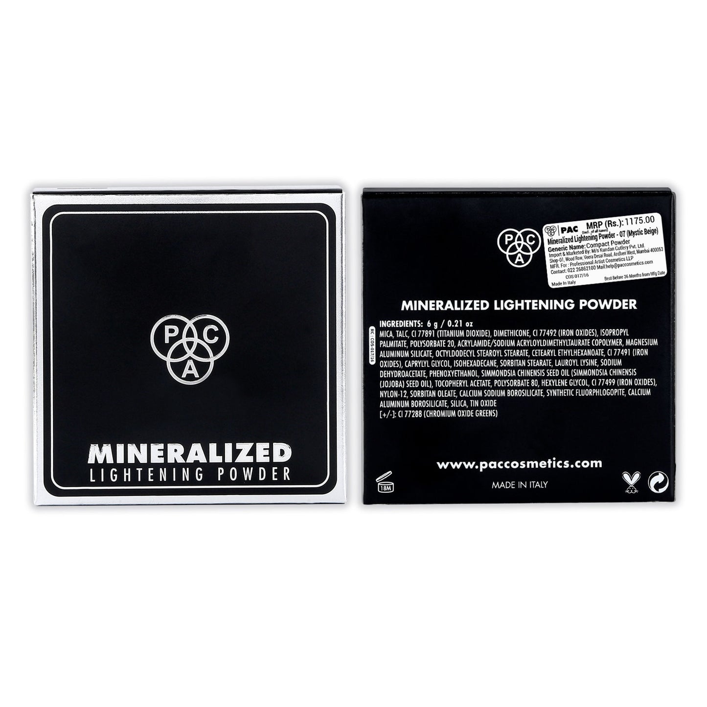 PAC Mineralized Lightening Powder - 07 Mystic Beige