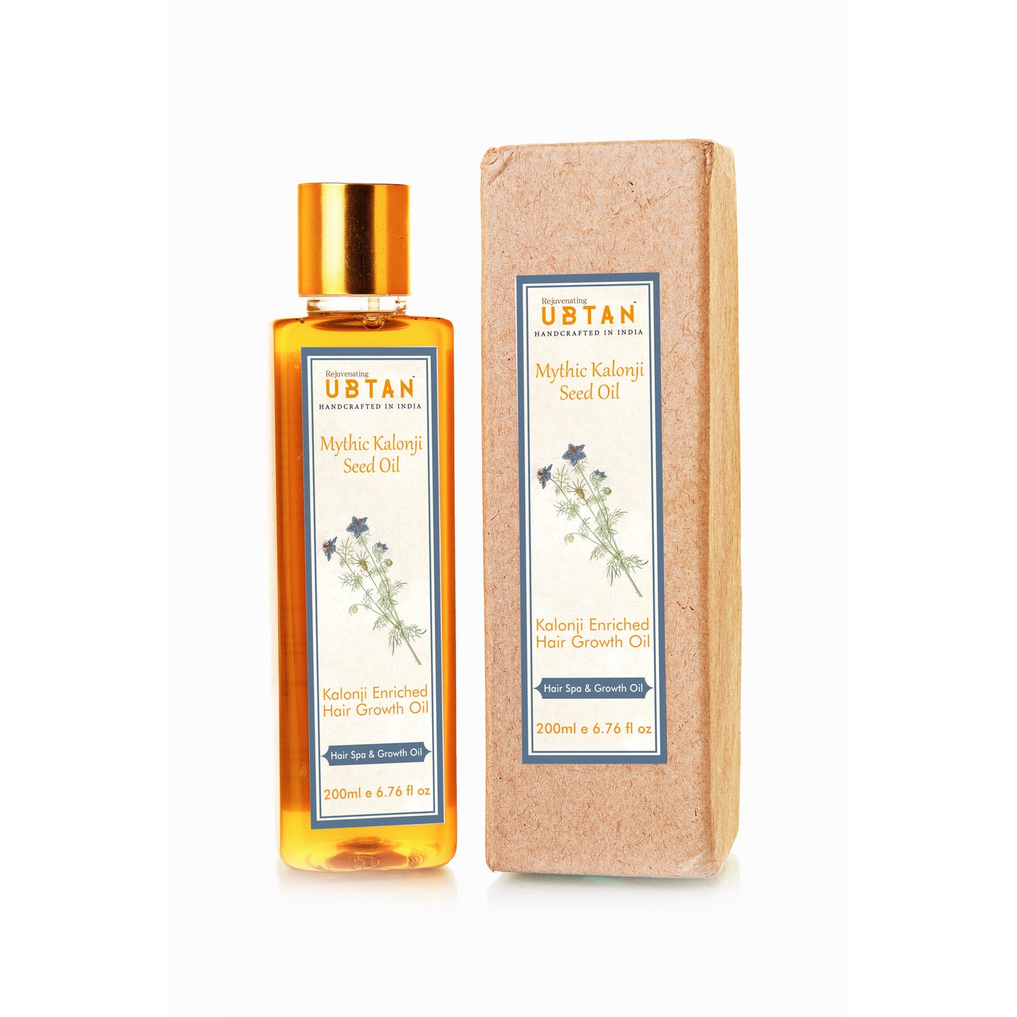 Rejuvenating UBTAN Mythic Kalonji Seed Enriched Hair Growth Oil