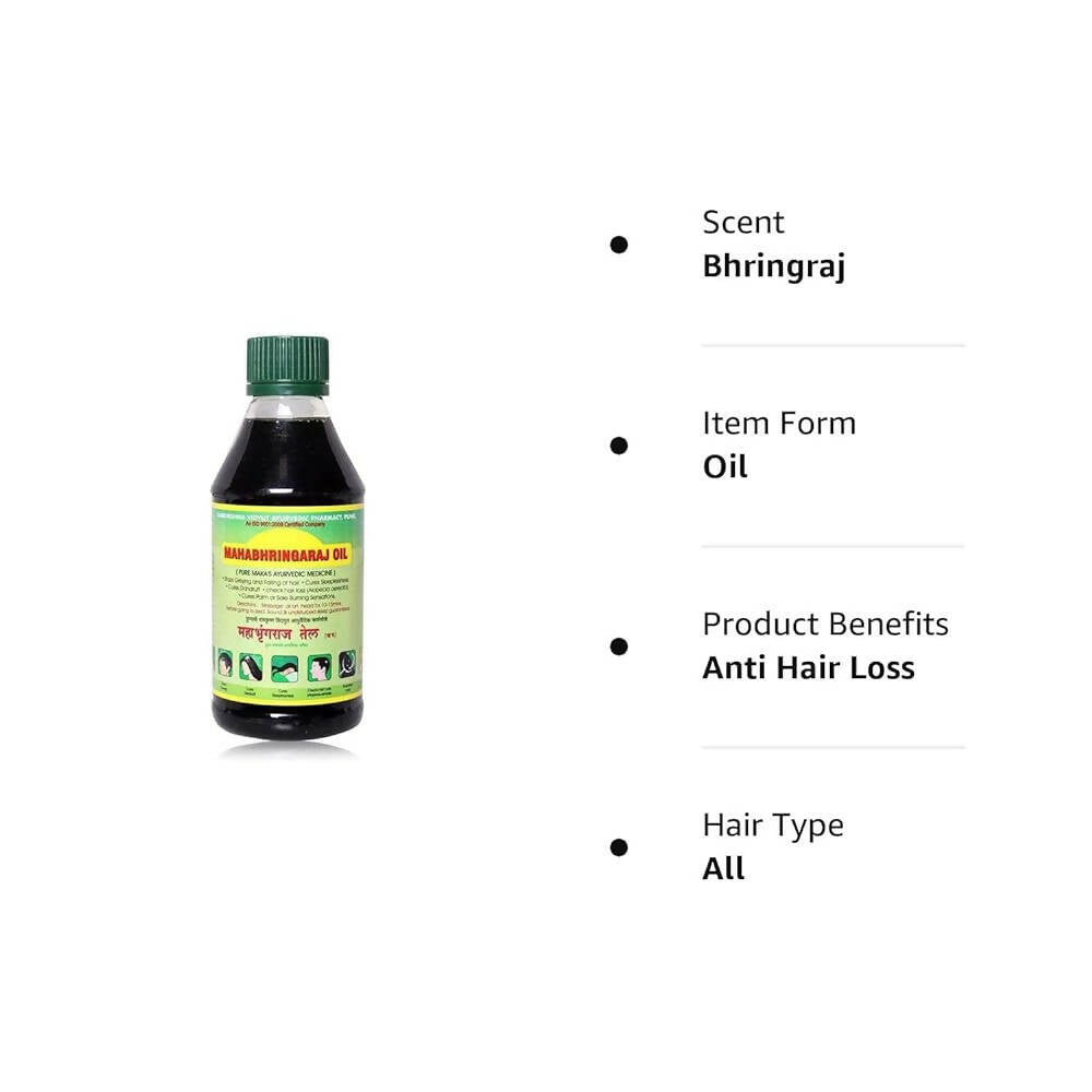 MahaBhringaraj Ayurvedic Hair Oil - Indyancart