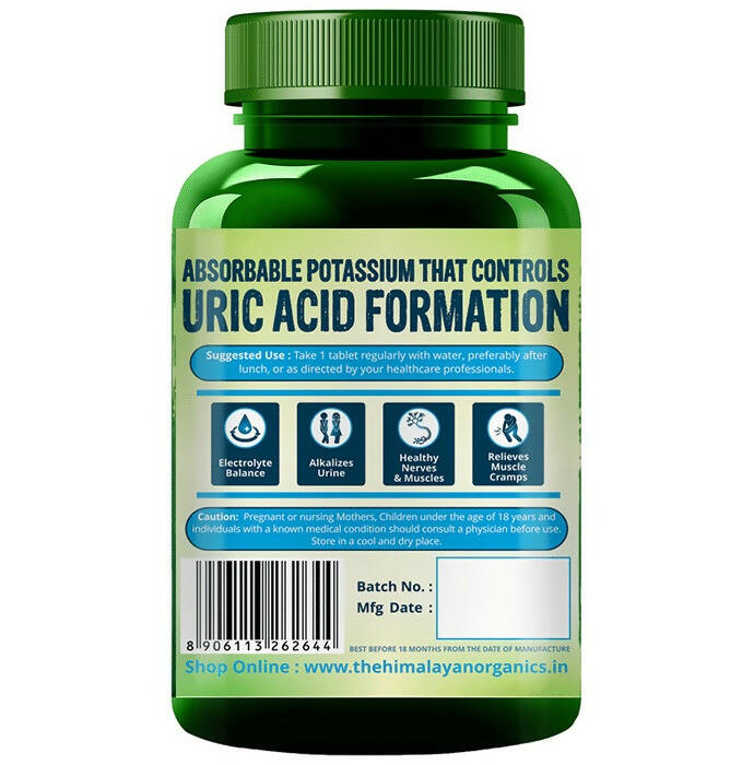 Himalayan Organics Potassium Citrate Tablets - Indyancart