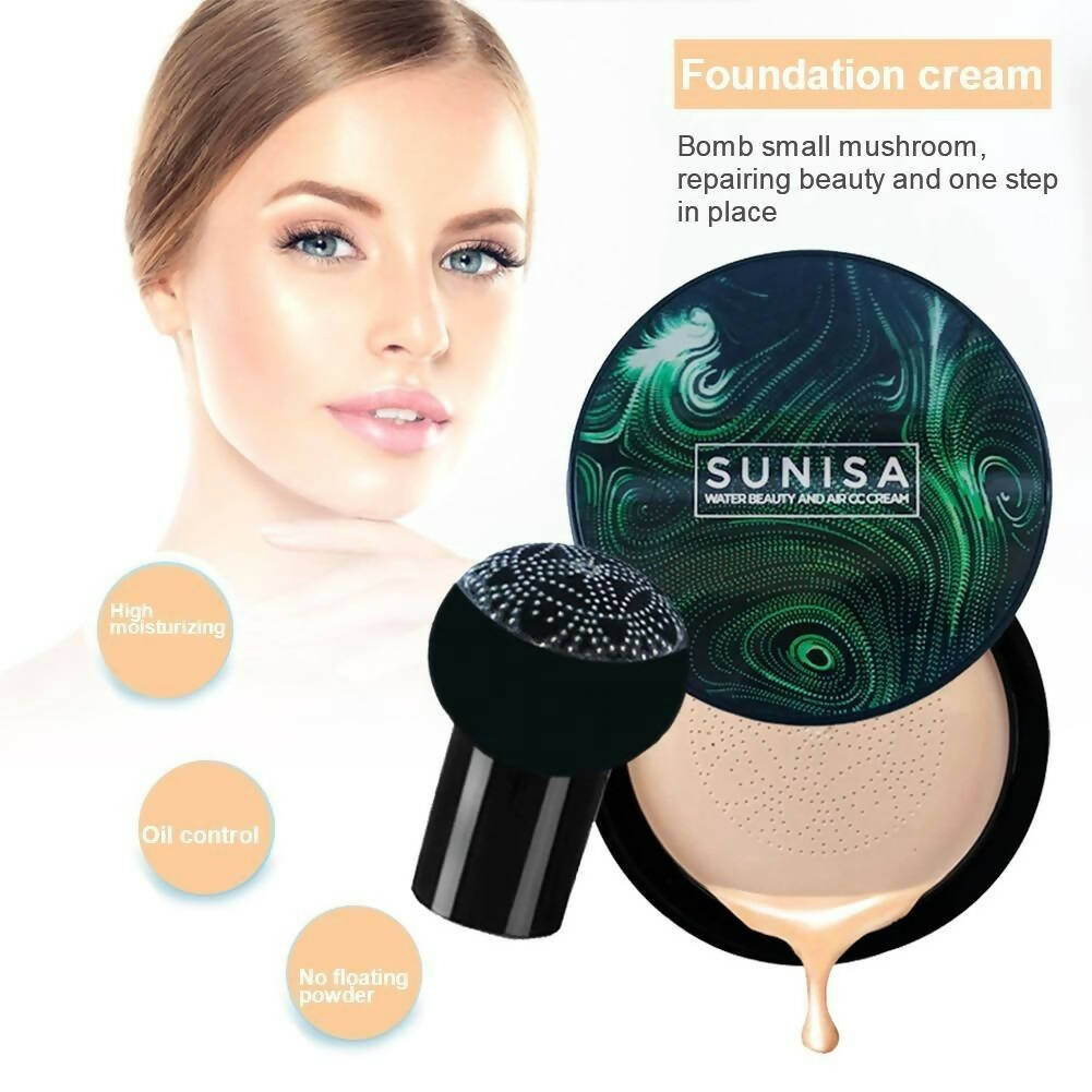 Favon Sunisa Air Cushion CC Foundation with Puff - Indyancart