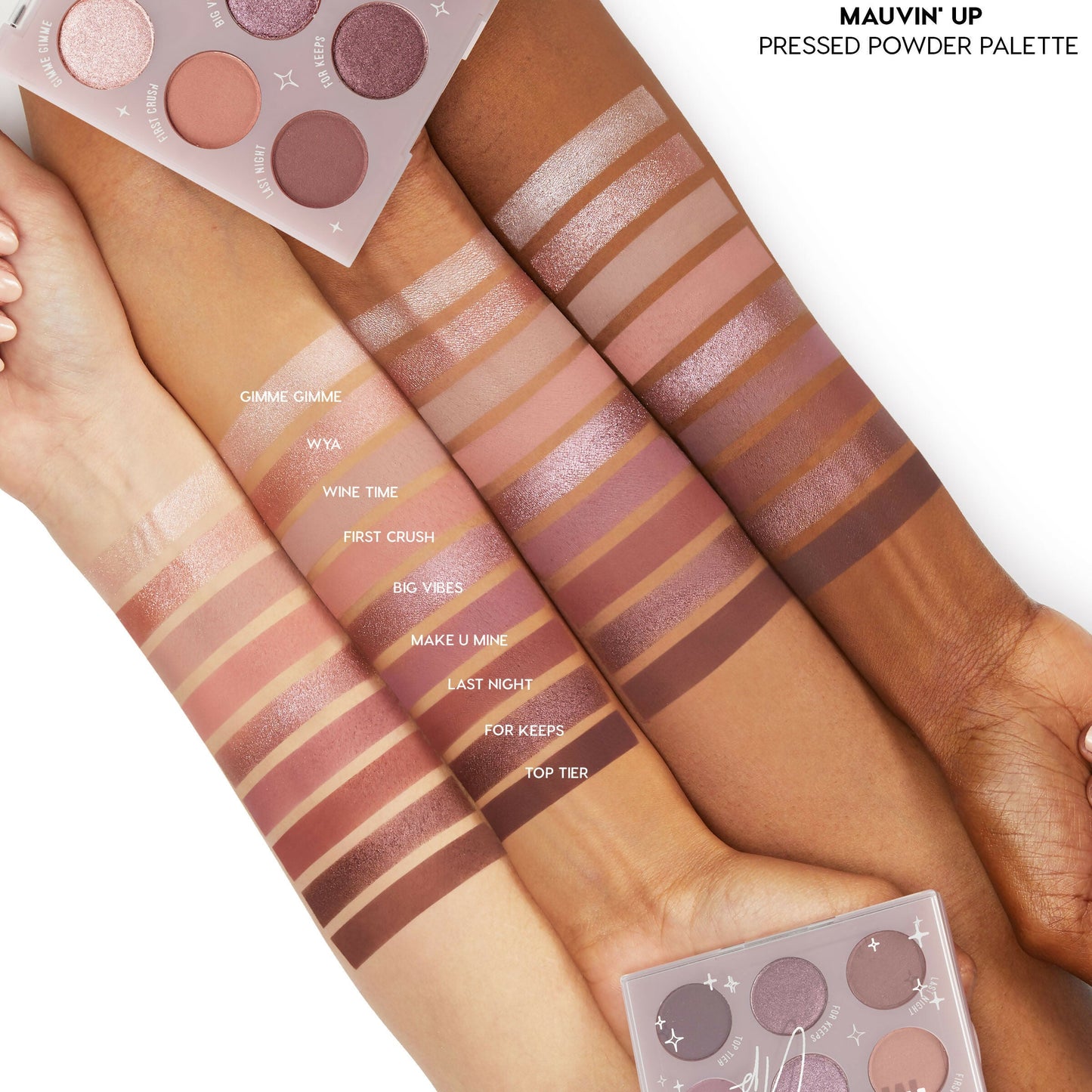 ColourPop 9pan Pressed Powder Palette - Mauvin' Up