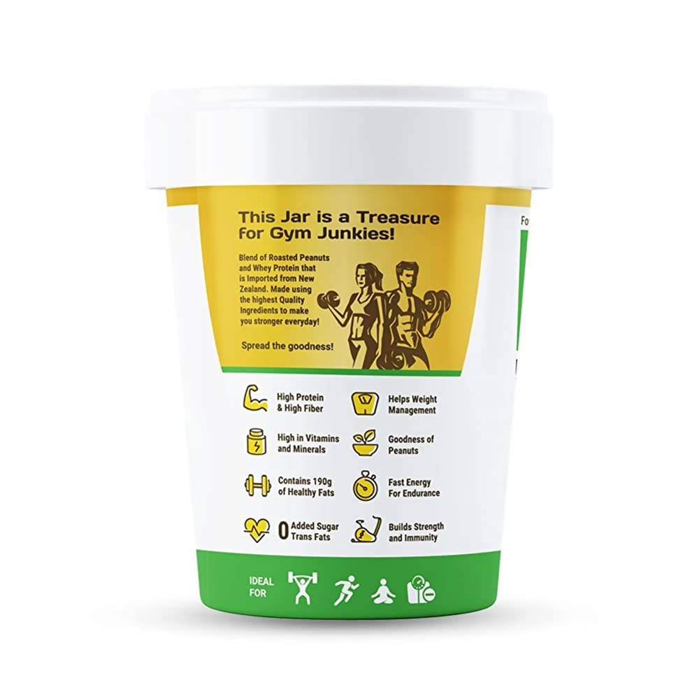 Pintola High Protein Natural Creamy Peanut Butter - Indyancart