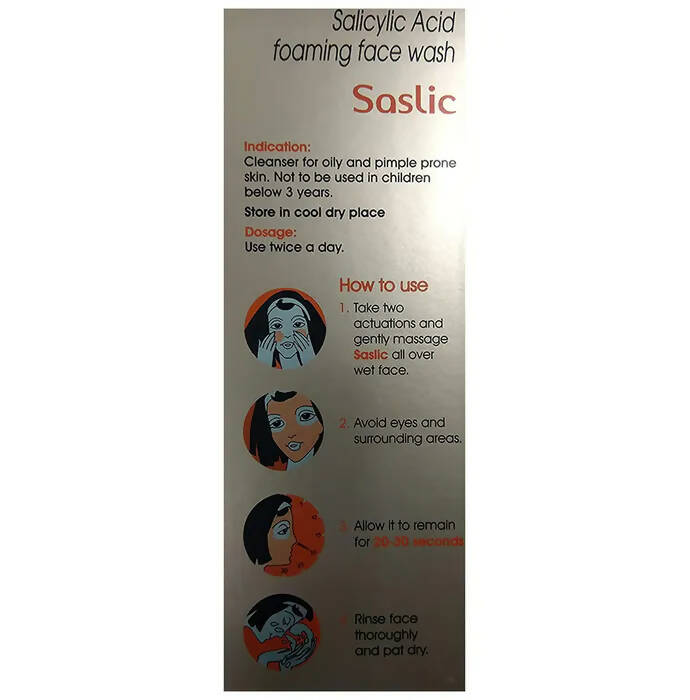 Cipla Saslic Foaming Face Wash - Indyancart