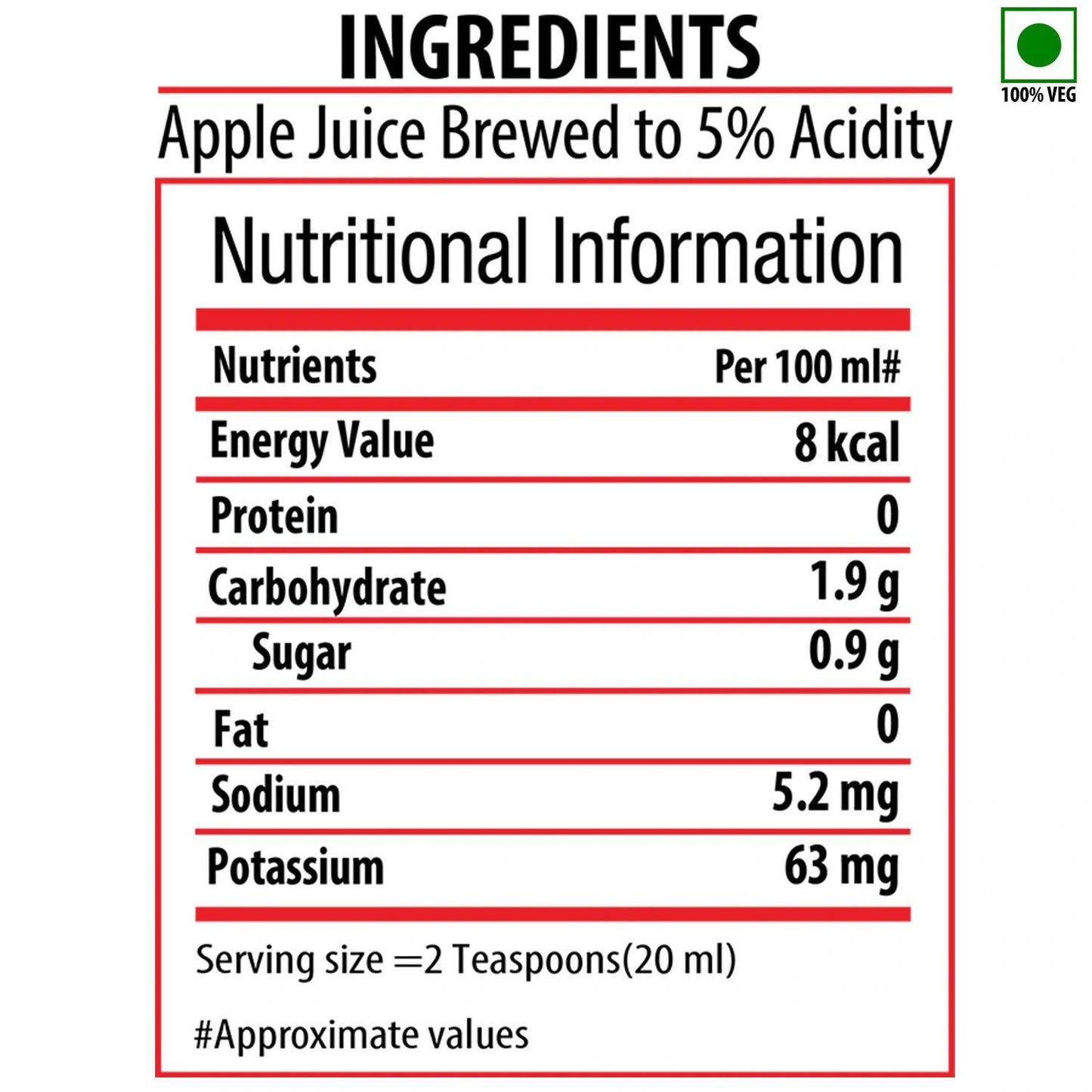 Bagrry's Apple Cider Vinegar - with the 'Mother'