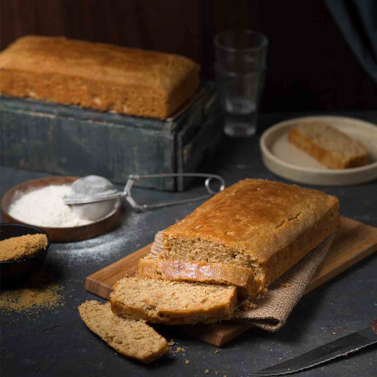 Almond House Whole Wheat Jaggery Cake