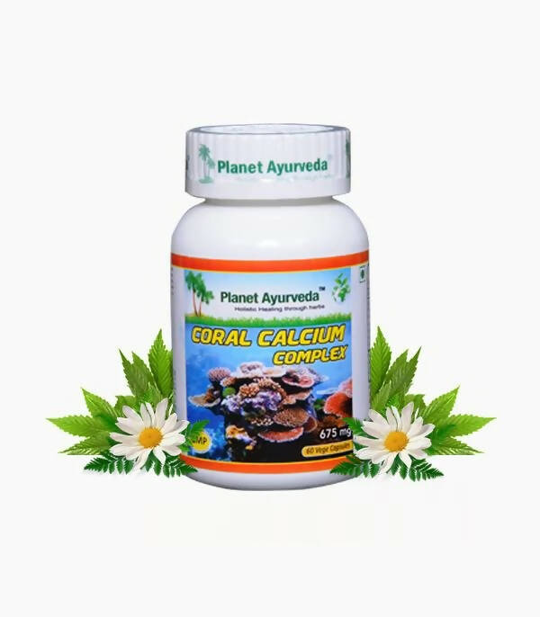 Planet Ayurveda Coral Calcium Complex Capsules - Indyancart