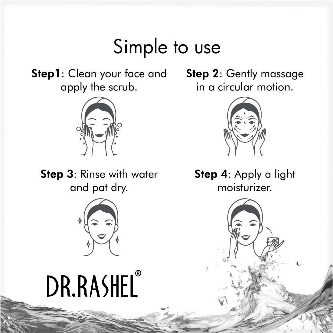 Dr.Rashel De-Tan Scrub For Face And Body - Indyancart