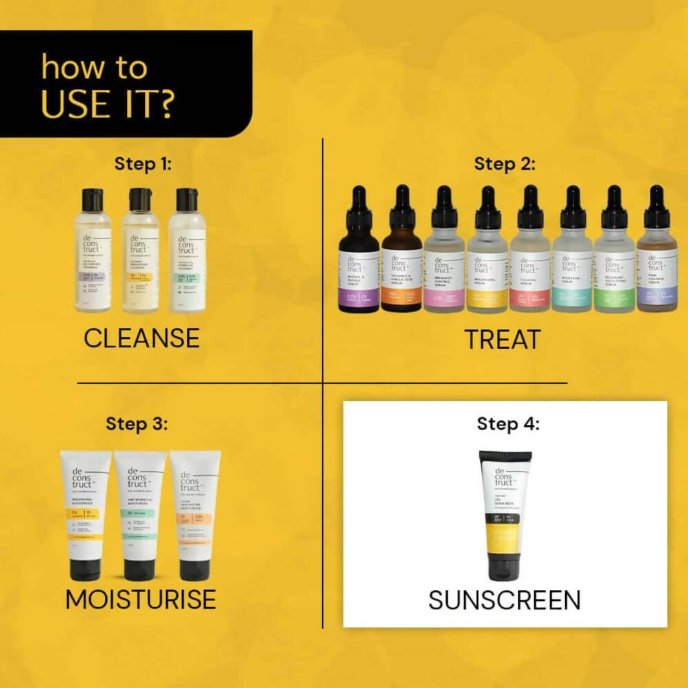 Deconstruct Gel Sunscreen - Indyancart