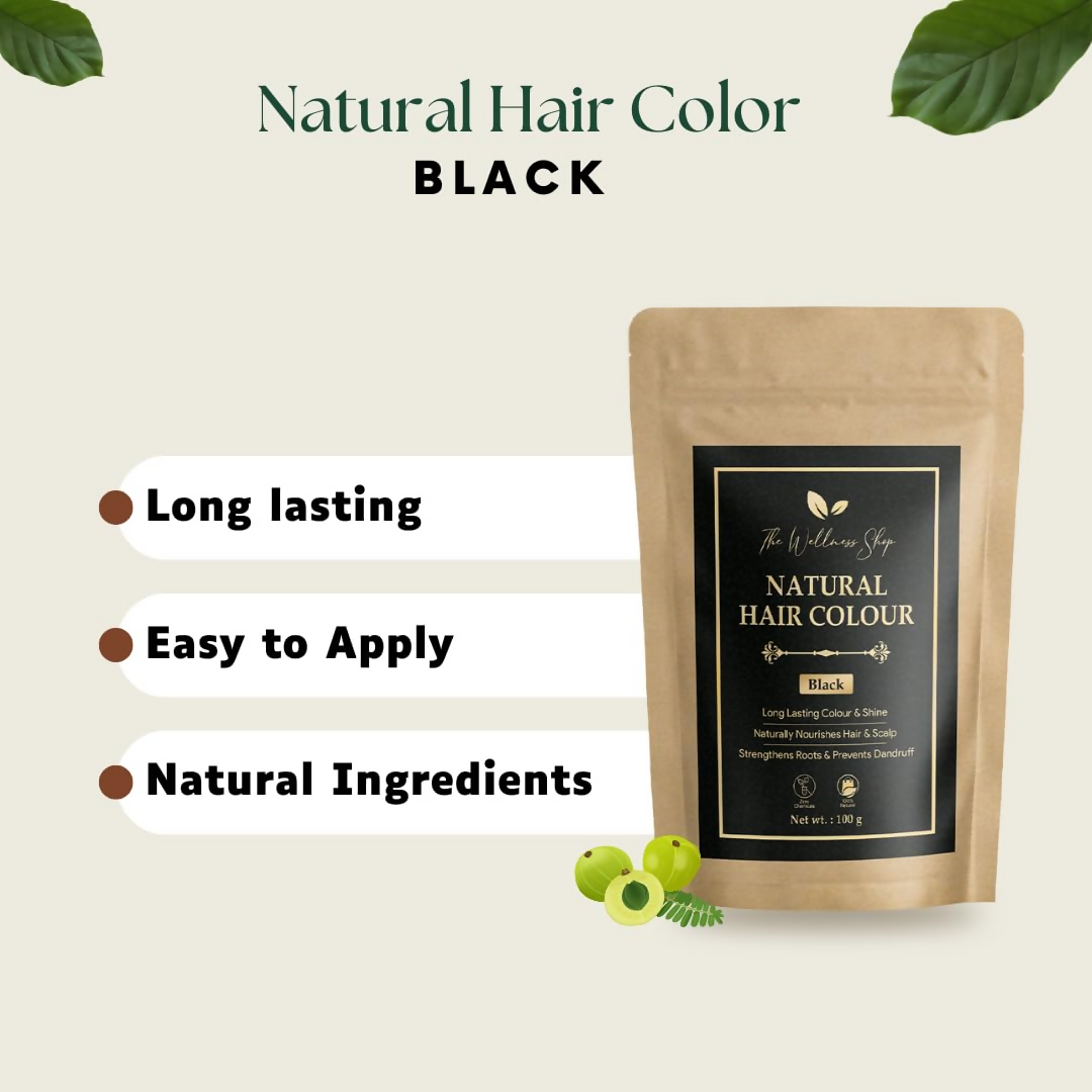 The Wellness Shop Natural Black Hair Colour - Indyancart